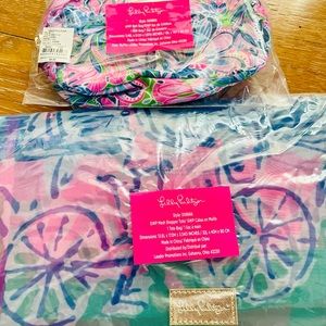 Lilly Pulitzer BELT BAG and MESH SHOPPER TOTE